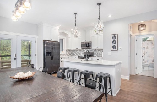 Miami Park House | Heated pool & hot tub, Lake MI beach access via a tram plus a theatre room.