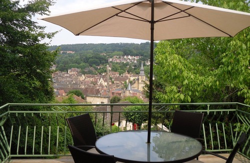 Sarlat-la-Caneda House | Heated pool, Jacuzzi '35 ° 'house with panoramic views of medieval city