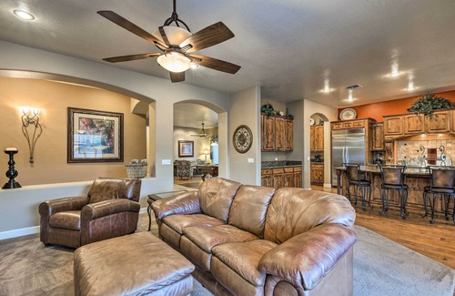 Power Ranch House | Heated Pool + Putting Green: Luxe Gilbert Home