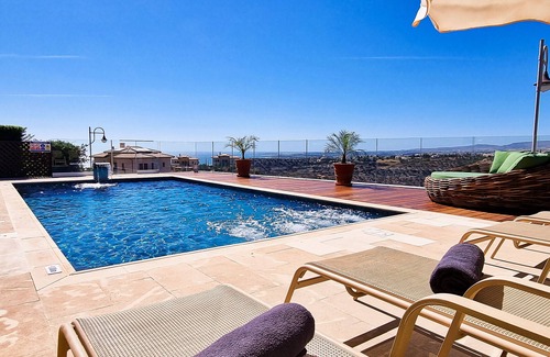 Kouklia Apartment | heated private pool, 3 bedrooms apartment, stunning view on the mediterranean