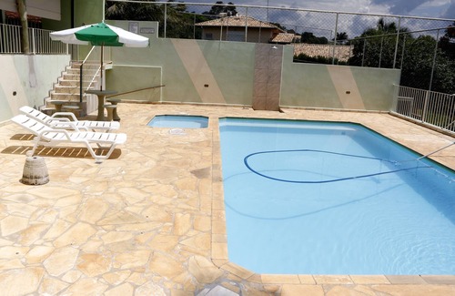 Socorro House | Heavenly place with heated pool, mini soccer field and waterfall view
