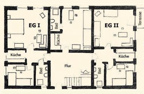 Norddorf Apartment | Heckenrose7- Souterrain Rechts