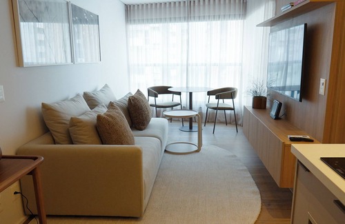 Bela Vista Apartment | Hege Jardins - Apt. Luxury in São Paulo with 1 suite and breakfast included.
