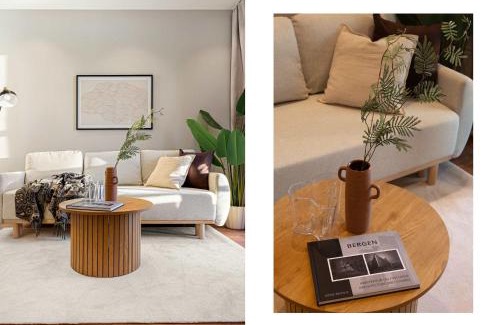 Sandviken Apartment | Heimby Homes - Balcony above the sea