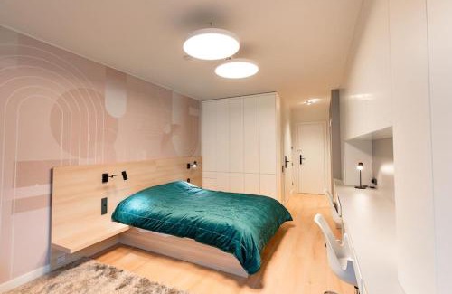 Cessange Apartment | Henry's Appt with a private Suite 415 - Shared kitchen