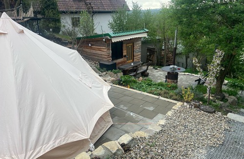 Unterdurrbach Cabin | Henry's Cozy TinyHouse with Premium Tent- quiet and idyllic with garden