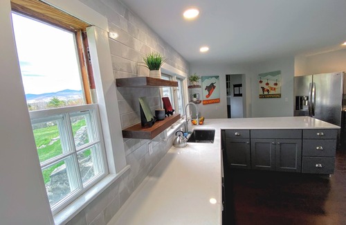 Franconia House | HFH: Spectacular Home with Private Pool, Hot Tub, Views, Dog Friendly. Featured in Boston Herald!
