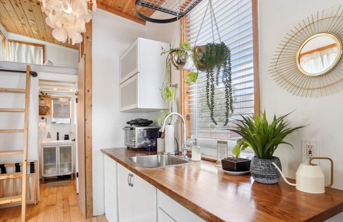 Blackshear-Prospect Hill House | HGTV Featured Tiny Home w Hot Tub Near East 6th St