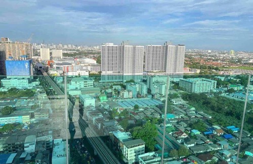Bang Wa Apartment | Hi-Floor MRT Bangkhae city canal view fast Wi-Fi