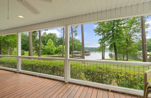 Eatonton House | Hidden Gem Lakefront Home with Boat Dock & Private Boat Ramp
