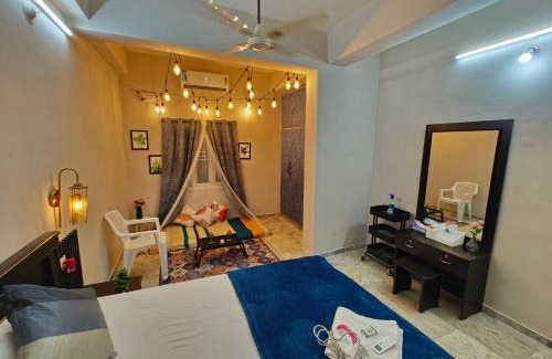 Banjara Hills Apartment | Hidden Gem - Private 1BHK, Fully Furnished Elegant Stay with Indoor Canopy & Fast Wi-Fi