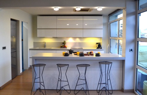Psirri Apartment | Hidesign Athens Art Loft Penthouse with Acropolis view