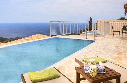 Fiskardo Villa | High level of hospitality - panoramic view -private pool- elegance.