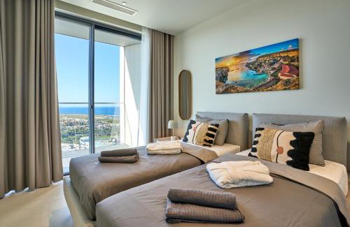 Paceville Apartment | High-Rise Elegance 18th Floor Apartment with Stunning Sea Views
