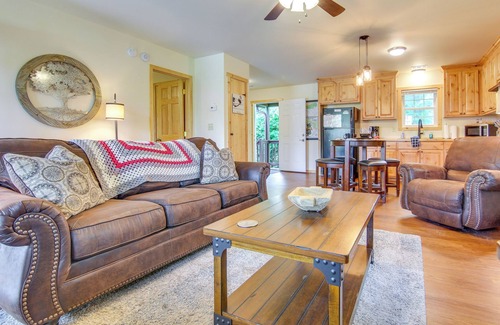 Cherokee Cabin | Hike, Fish & Relax: Bryson City Cabin Escape