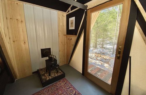 Bayfield RV Rental | Hike-in, Off-Grid Camping: an A-frame Cabin