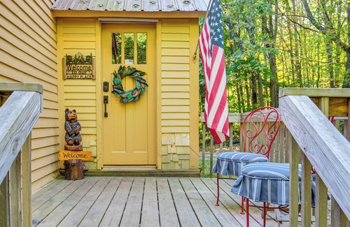 Wakefield Cottage | Hillside Home on 5 Wooded Acres in Wakefield!