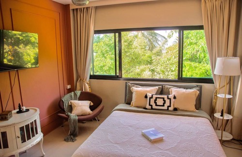 Ko Pha-ngan House | Hilltop both sides ocean view house with trendy interior.