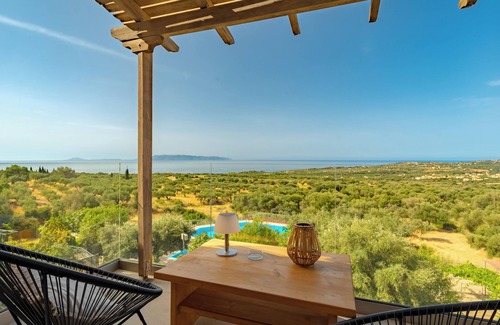 Leivathos Villa | Hilltop Kefalonia 15-Bedroom Sea View Villa With Pool