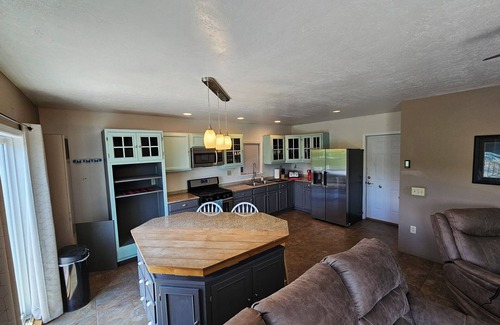 Swain Apartment | Hilltop Overlook with sweeping views, private entrance. Cozy interior