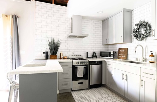 Mid City House | Hip, Loft-Style Guest Suite with Meticulous Custom Design