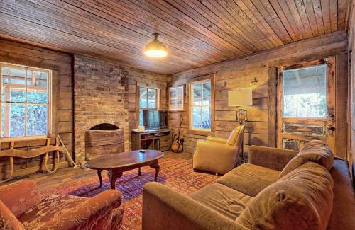 Bryson City House | Historic Cabin with Porch and Firepit 5 Minutes from Bryson City
