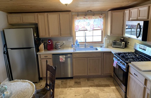 Dunkirk House | Historic cobblestone home both upstairs Apts on Lake Erie beach , WiFi sleeps 10