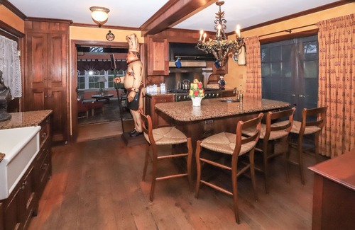 Talmage House | Historic French Country Farmhouse on 14 Pastoral Acres Next to Covered Bridge