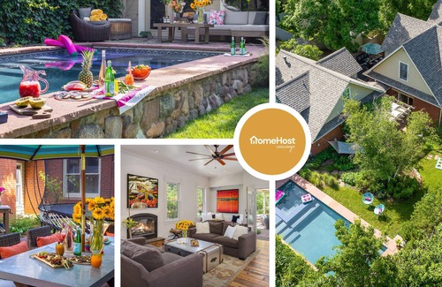 Mapleton Hill House | Historic Gem With Pool, Stunning Garden & Mountain Views, Near Pearl St Mall
