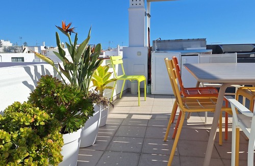Olhao House | Historic Roof Top Olhão, 360° panoramic sea view.
