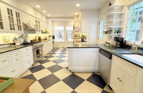 Northeast Harbor Cottage | Historic Summer Cottage with stunning views of the harbor and modern amenities.