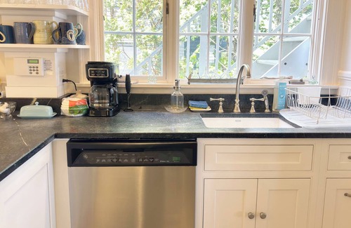Northeast Harbor Cottage | Historic Summer Cottage with stunning views of the harbor and modern amenities.