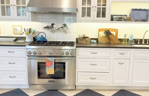 Northeast Harbor Cottage | Historic Summer Cottage with stunning views of the harbor and modern amenities.