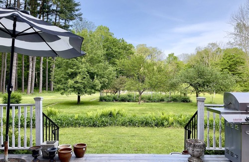 Sheffield House | Historic (updated)1812 Federal brick house well situated in Berkshires with pool
