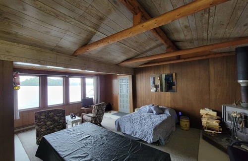 Big Lake Cabin | Historical cabin on Big Lake with Lake access, shared dock with private deck