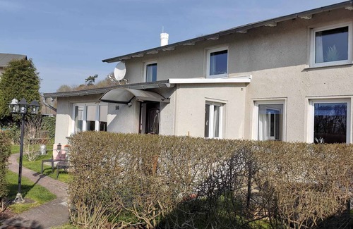 Lietzow Apartment | Holiday apartment with view to the small "Jasmunder Bodden" and patio furniture