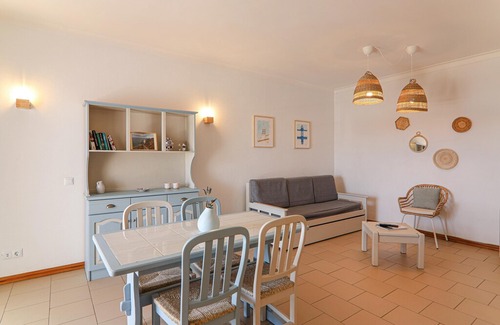 Santa Eulalia Apartment | Holiday Apartment Apartamentos Ninho das Gaivotas 512 with Wi-Fi, A/C, Pool, Garden & Balcony; Parking Available
