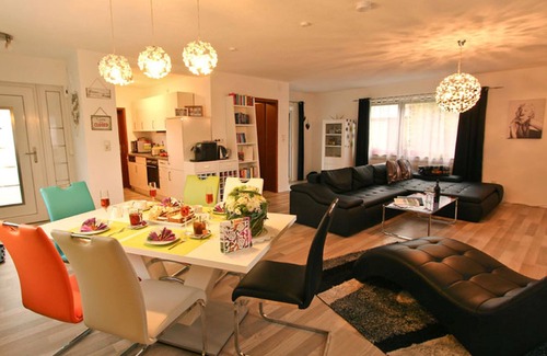 Beuren Apartment | Holiday Apartment Dieterich 1 with Terrace, Private Garden and Wi-Fi