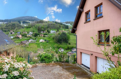 Freland Apartment | Holiday Apartment "Gîte En Montagne Vosges Alsaciennes" with Mountain View, Shared Terrace & Wi-Fi