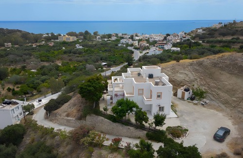 Mirtos Apartment | Holiday Apartment "One-Bedroom Kallithea" with Sea View, 2 Shared Terraces & Wi-Fi