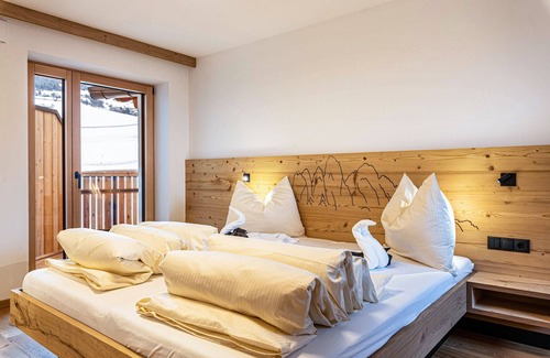 Funes Other | Holiday Apartment "Planerhof Apartment Alpenrose" with Mountain View, Shared Terrace, and Wi-Fi