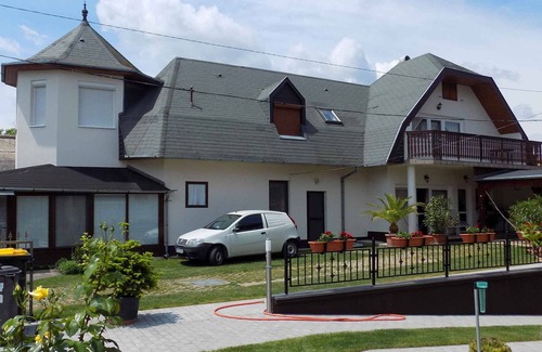 Gyenesdias Apartment | Holiday apartment with children's playground, sandpit and paddling pool