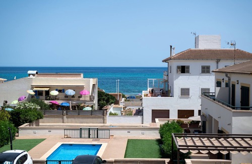 Son Serra de Marina House | Holiday Home 'Casa Olivera De Farrutx' with Sea View, Private Pool and Wi-Fi