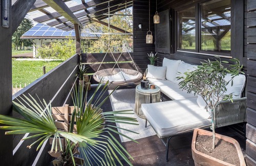 Feldkrucken House | Holiday Home 'Almhütte Mit Tiny House' with Private Terrace, Wi-Fi and Air Conditioning