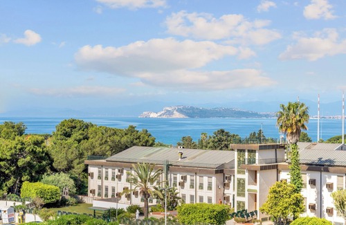Su Forti House | Holiday Home "Bilocale Panoramico" with Sea View, Garden & A/C