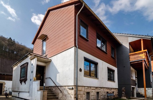 Bad Sachsa House | Holiday Home 'Fewo Jaeger' with Mountain View and Wi-Fi