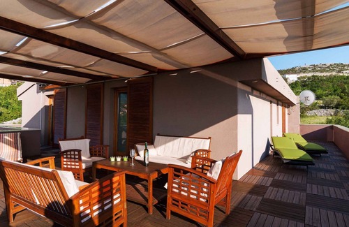 Rovanjska House | Holiday home mit Pool und Meerblick