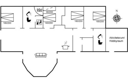 Skallerup Klit House | Holiday Home Swarthofthi - 1-5km from the sea by Interhome