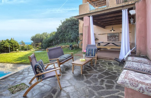 Punta De Su Turrione House | Holiday Home "Villa Sa Pintadera Stintino" with Private Pool and Terrace