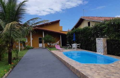 Caraguatatuba House | Holiday House Caraguatatuba Swimming Pool in Private Condominium Massaguaçu Beach